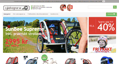 Desktop Screenshot of cykelvagnar.se